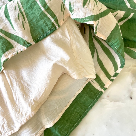 Zara Green Printed Mini Dress - Picture 8 of 16